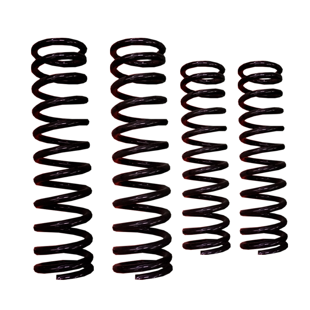 Mola para Lift de Suspensão Dianteira e Traseira para Suzuki Jimny Composto por 4 Molas 2,5 pol Mais Altas e Reforçadas