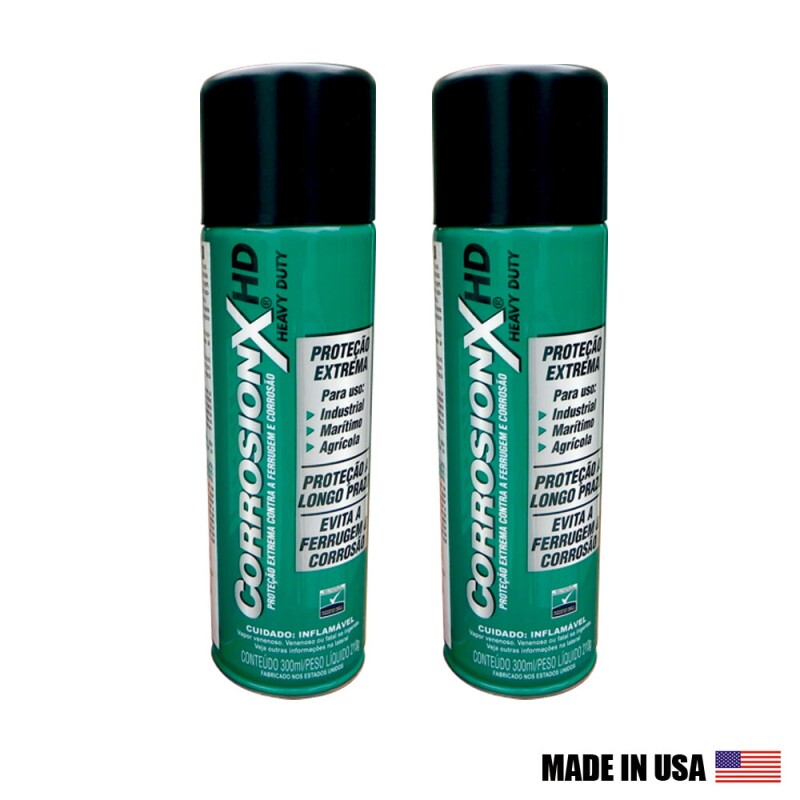 Kit 2 Anticorrosivos Corrosion X Heavy D. Hd 300ml Corrosionx