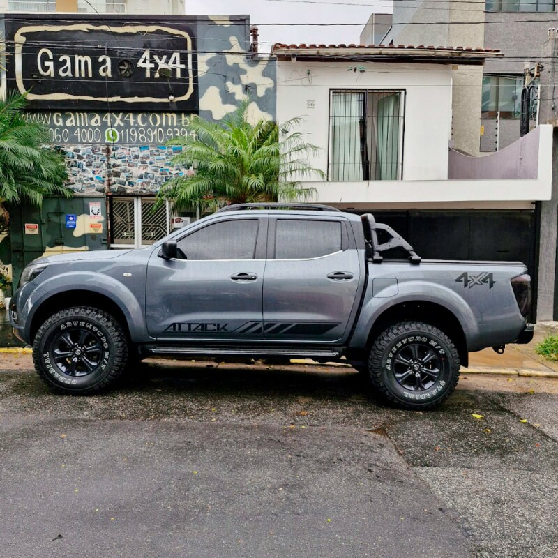 Kit Body Lift Nissan Frontier de 2017 à 2023 Levanta Carroceria e Cabine Sem Alterar a Suspensão