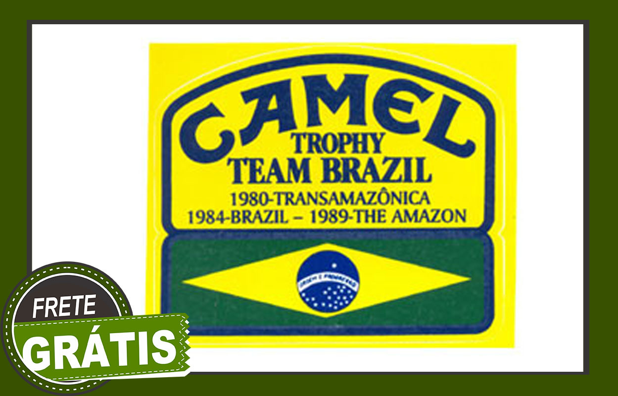 ADESIVO Camel Trophy - Bandeira do Brasil (110)