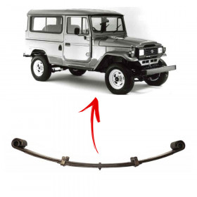 Feixe de mola Toyota Bandeirante com 3 Laminas ou para ser adaptado em Jeep Willys / Rural / F-75 - Valor Unitário