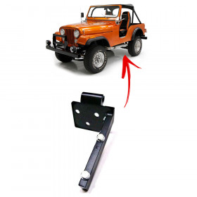 Dobradiça Superior do Quadro de Parabrisa Fixo do Jeep Willys CJ5 e CJ6 - Lado Esquerdo