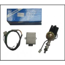 Kit de Ignição Eletrônica (Novo) para Willys 4CC Motor OHC e Motor Maverick 4CC (Chicote, Modulo e Distribuidor)