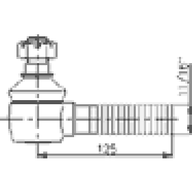 Terminal de Direção Curto Esquerda S10 e Blazer (KPG-4037) (nº original 260.33088) 