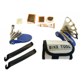 Chave para Bicicleta e Kit Reparos com 30 pçs / Jogo Chave para Bicicleta Ref: 8038/SA