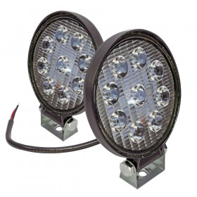 Farol de Milha LED com 27W / 9 LEDs - O Par - 150mts de Alcance - Ideal para substituição do Original do Troller  (O PAR