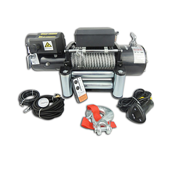 Guincho Elétrico Winch 16.000lbs 12V Pro Line c/ Compressor de Ar + Controle Sem Fio