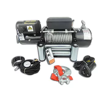 Guincho Elétrico Winch 16.000lbs 12V Pro Line c/ Compressor de Ar + Controle Sem Fio