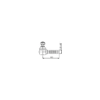 Terminal de Direção Curto Esquerda A20 C10 D10 D20 até 1987 GM Original