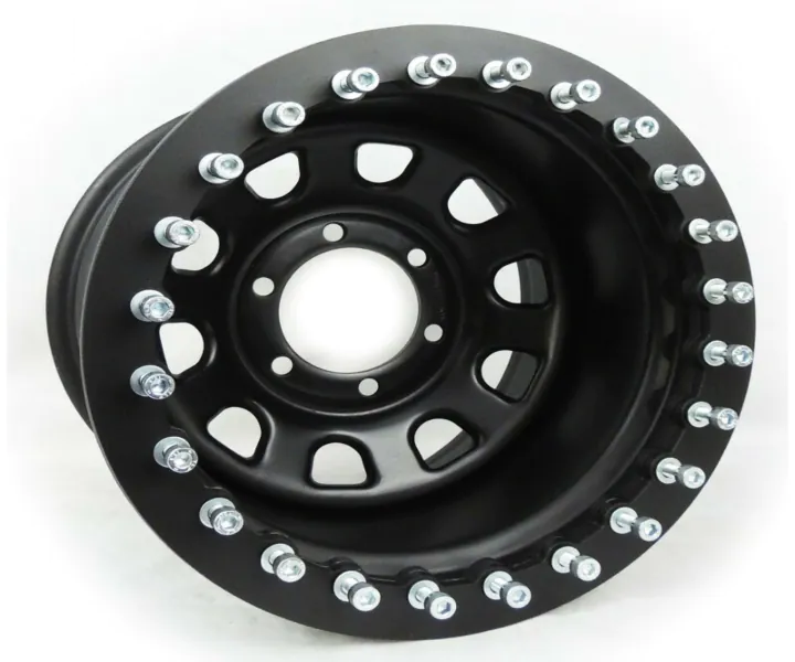 Roda Daytona Black 17x9 com Bead Lock Furação 6x139,7 Roda Daytona Black 17x9 com Bead Lock Furação 6x139,7