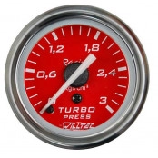 Pressão Turbo 0-3Kg ø=52mm Rosca =Bico 8mm Vermelho (W04.385R)