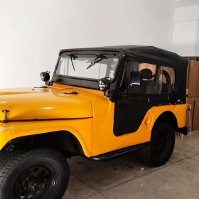 Capota Jeep willys  Conversível CJ5 de 1956 à 1983 Completa Lona Smitty bilt Acompanha Portas e Janelas