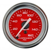 Manômetro Suspensão 0 - 160 PSI    ø=60mm Rosca =Bico 8mm  Vermelho (W04.453R)