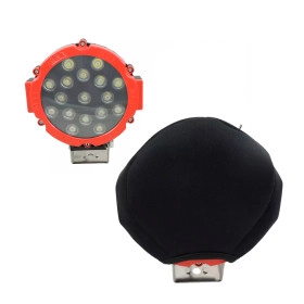 Capa para Farol de Milha 17 Leds / 17,5 cm - feita em Neoprene compatível com Sku 17721 / 17722 / 17723 - Valor Unitário