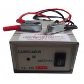 Ref : 281/SA  Carregador portatil de bateria p/ Automóvel (Para Bateria até 45 Amperes)