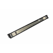 Barra LED 1,27 MT Especial Dupla com 5 Funções LED Branco/Ambar e strobo 480W 12/24 volt