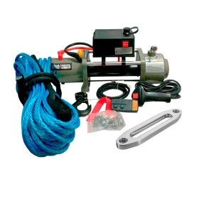 Guincho Elétrico 12.000lbs XWinch com Cabo Kevlar Azul 12v Linha Pro 4X Linha Profissional Valor para Pessoa Física