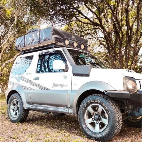 Snorkel Jimny 2013 até 2020 NACIONAL Feito em Fibra Reforçada Protege o Motor Evitando a Entrada de Água 