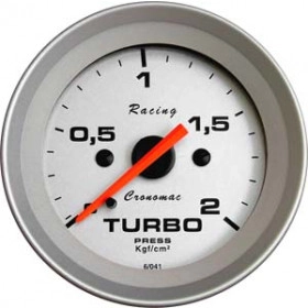 Pressão do Turbo 1 Kgf/cm² ou 2Kgf/cm²  - ø=60mm - Cronomac Linha Racing