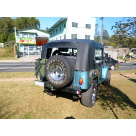 Capota Conversível para Toyota Bandeirante Curta na Cor Preto.