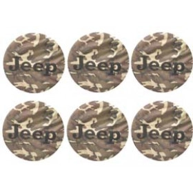 Capa de estepe Jeep camuflada Bege Medida 750x16 equivalente à 235x85x16 e 255x75x15 no atacado (6 unidades)