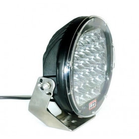 Farol de led 8 ½ polegadas  32 leds - 225 W -, lente acrílica, USA Ideal para Land Rover Defender, Troller, Wrangler - M