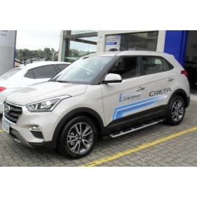 Estribo Plataforma  Modelo Original  Alumínio  para Hyundai Creta