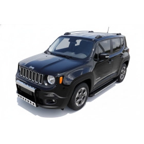 Estribo Plataforma para Jeep Renegade com lateral Cromada