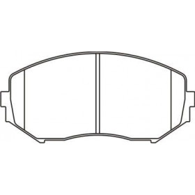 Pastilha de Freio Dianteira - Suzuki Vitara - 138,1 x 54,5 x 16,5 - PW 742 