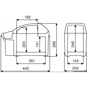 Geladeira Automotiva / Refrigerador Movel WAECO T 08 Termoelétrica Refrigeração e aquecimento - 8 Litros