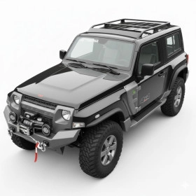 Jogo de alargadores de Para-lamas / Fender Wheel Fiber Preto Modelo Original Novo Troller 2015 em diante