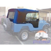 Capota pissoletro preta semi nova  Jeep CJ5 produto de mostruário  Montado apenas uma vez no veículo