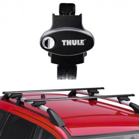 Rack Thule (Barras de Aço) para RANGE ROVER EVOQUE - 5P SUV c/longarina (Ano 11 adiante)