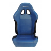 Banco Concha Reclinável Azul com Preto ( unitário )  X1 Seat – AUS - Feito em Espuma Injetada - Acompanha trilhos univer
