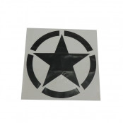 Adesivo estrela Militar original 12cm x 12cm
