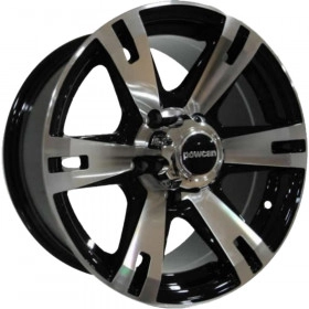 Roda Fortwheel em Liga Leve 16x8 5 Furos de 139,7 Prata / Diamantada paraJeep ford e Willys 1942 à 1983, F-1000 até 1999, F1000, Niva e Suzuki Samurai 1999 