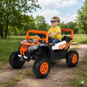  carro eletrico mini utv pulse xr7 12v laranja 