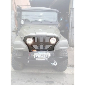 Grade Mamute em Fibra p/ Jeep Willys Cj5 (capa para sobrepor na grade original jeep)