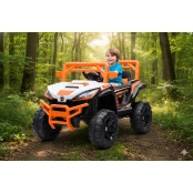 Carro eletrico Mini UTV - Solar Cruiser 12v laranja 