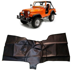 Tapete Dianteiro Em PVC Emborrachado para Jeep Willys Cj5 1955 Em Diante