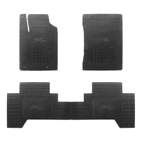 Tapete L200 Triton 2024 - Jogo de Tapete Off-Road de Borracha para Mitsubishi L-200 Triton 2024