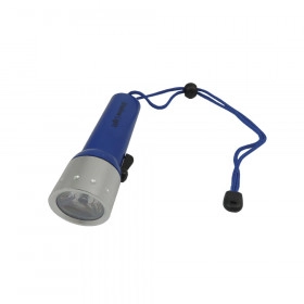 Lanterna de Mergulho 980.000 Lumens LED Cree Q5 à Prova D'água - Cor: Azul Marinho