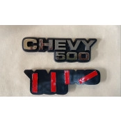 Emblema Chevrolet Chevy 500 Cromado Antigo