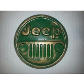 Placa decorativa Jeep - Verde