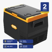 Geladeira Elber Portátil Black 65 Litros quadrivolt 12V/24V/110/220