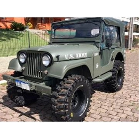 Capota Jeep Conversível CJ5 de 1956 à 1983 Verde Militar Completa Acompanha Portas e Janelas