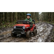 carro eletrico mini jeep wrangler vermelho com controle remoto