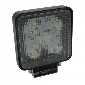 Farol Quadrado 5 LEDs, 15w - Valor únitario - 10,5 cm