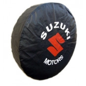 Capa Pneu Suzuki Silk Cor: Preta Logo Vermelho Ref. 2023