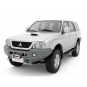 Para-Choque em aço com base para Guincho embutida para MITSUBISHI Pajero Sport 2007 / 2008